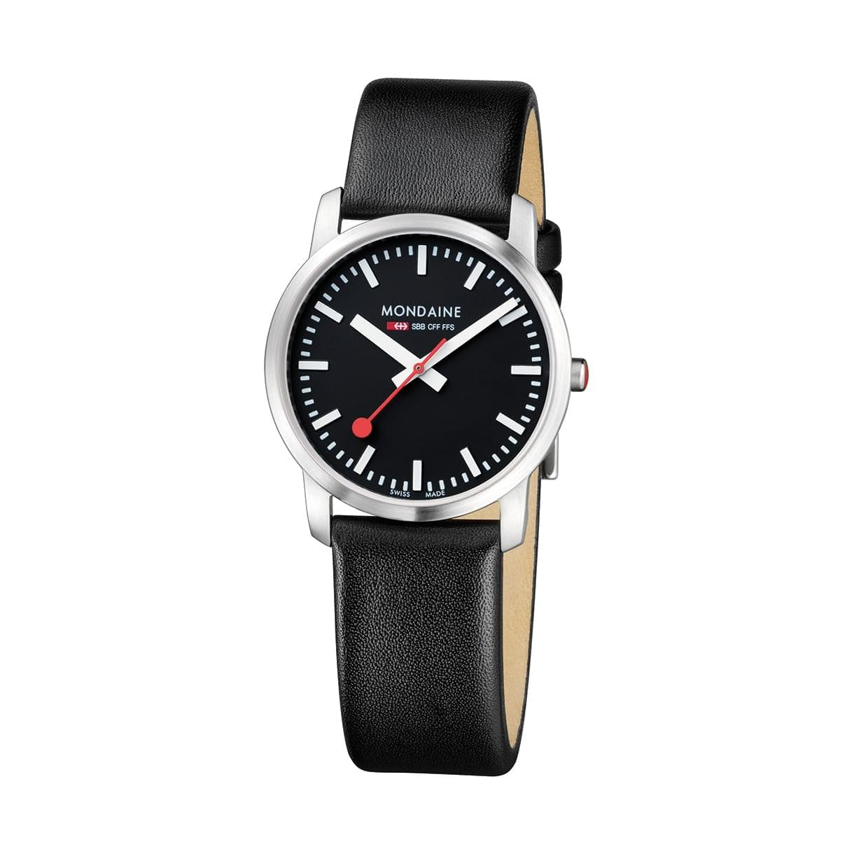 Mondaine A400.30351.14SBB Simply Elegant Leather Strap Watch