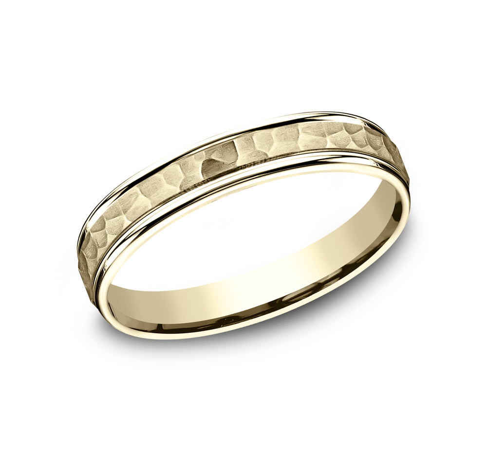 Benchmark CF154303Y Yellow 14k 4mm Men's Wedding Band Ring