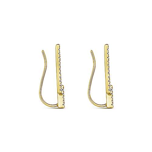 Gabriel & Co. 14K Yellow Gold Fashion 0.35ct Diamond Earrings EG13401Y45JJ