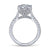 Gabriel & Co 18K White Gold Round Diamond Engagement Ring  ER10521R8W83JJ