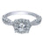 Gabriel & Co 14K White Gold Round Diamond Halo Engagement Ring ER10937W44JJ