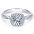 Gabriel & Co 14K White Gold Round Diamond Halo Engagement Ring ER11713R3W44JJ