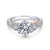Gabriel & Co 18K White Rose Gold Round Diamond Engagement Ring  ER12847R6T83JJ