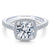 Gabriel & Co 18K White Gold Round Diamond Halo Engagement Ring ER12875R6W83JJ
