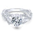 Gabriel & Co 14K White Gold Round Diamond Engagement Ring ER12888R4W44JJ