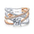 Gabriel & Co 14K White Rose Gold Round Diamond Engagement Ring  ER13846R4T44JJ