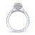 Gabriel & Co 14K White Gold Round Diamond Engagement Ring  ER13853R4W44JJ