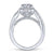 Gabriel & Co 14K White Gold Round Diamond Halo Engagement Ring ER13886R4W44JJ