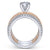 Gabriel & Co 14K White Rose Gold Round Diamond Engagement Ring  ER14605R4T44JJ