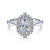 Gabriel & Co 14K White Gold Oval Diamond Halo Engagement Ring ER14722O4W44JJ