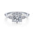 Gabriel & Co 14K White Gold Round Diamond Halo Engagement Ring ER14780R3W44JJ