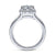 Gabriel & Co 14K White Gold Round Diamond Halo Engagement Ring ER14788R4W44JJ