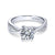 Gabriel & Co 14K White Gold Round Bypass Diamond Engagement Ring ER6360W44JJ