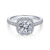 Gabriel & Co 18K White Gold Round Diamond Halo Engagement Ring ER6824W83JJ