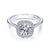 Gabriel & Co 18K White Gold Round Diamond Halo Engagement Ring ER6875W83JJ