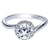 Gabriel & Co 14K White Gold Round Diamond Halo Engagement Ring ER7823W44JJ