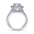 Gabriel & Co 14K White Gold Round Diamond Halo Engagement Ring ER8322W44JJ