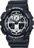 Casio Gshock GA100BW-1A Black Resin Analog Digital Watch