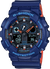 Casio Gshock GA100L-2A Mens Blue Analog Digital Watch