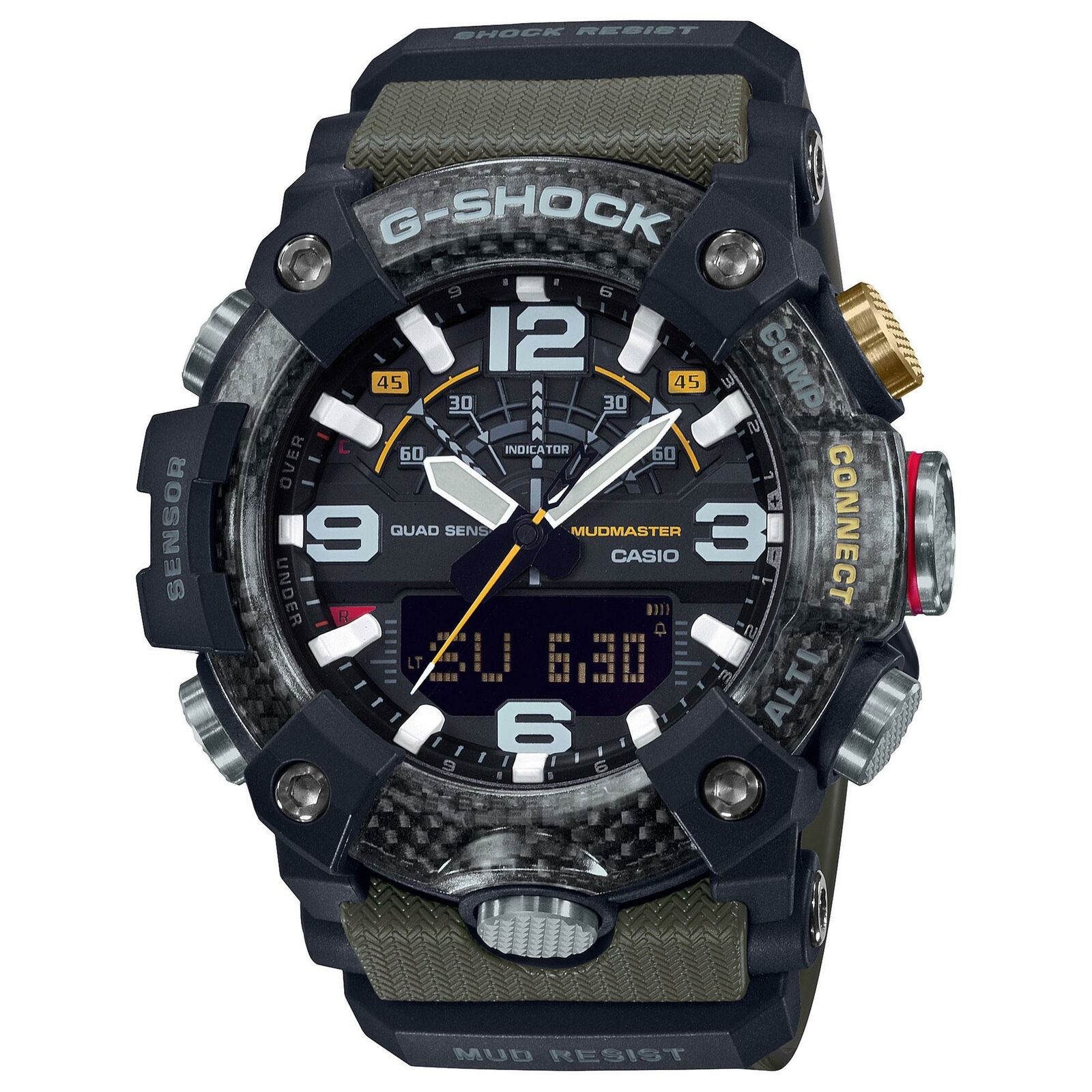 Casio G-Shock GGB100-1A3 Mudmaster Men's GPS Shock Resistant Watch