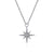 Gabriel & Co. 14K White Gold Diamond Starburst Pendant Necklace NK4847W45JJ