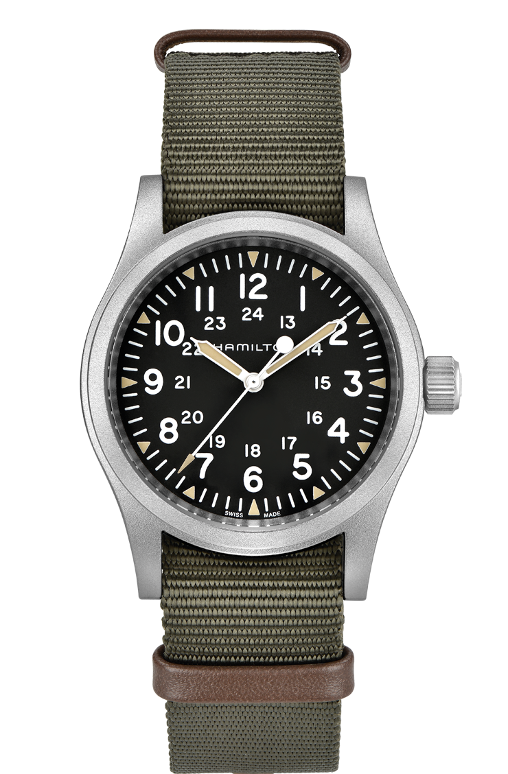 Hamilton Khaki Field H69429931 Mechanical Green Nylon Watch