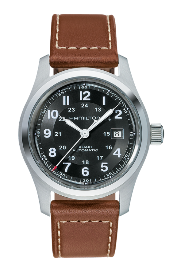 Hamilton Khaki Field H70555533 Automatic Leather Watch