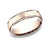 Benchmark RECF865591R Rose 14k 6.5mm Men's Wedding Band Ring