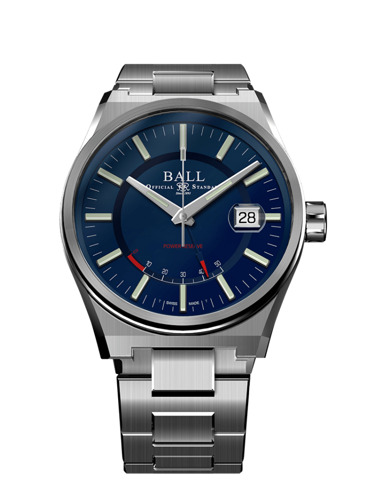 BALL PM3030C-S-BE Roadmaster Icebreaker 40mm Limited Edition Blue Dial Watch