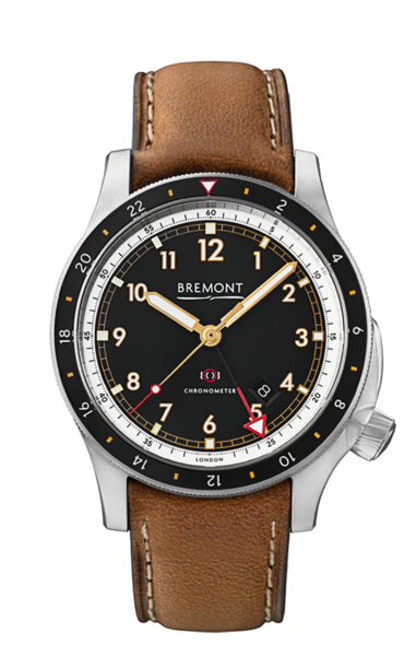 Bremont Ionbird Men's Titanium Case GMT Black Dial Automatic Watch