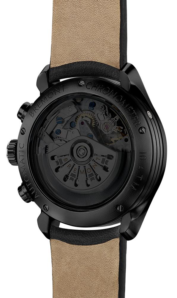 Bremont ALT1-P2 Jet Men's Chronograph Automatic Black Leather Strap 43mm Watch