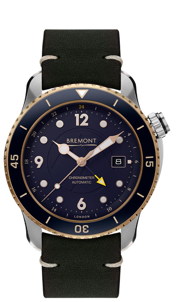 Bremont Men's PROJECT POSSIBLE LIMITED EDITION Automatic Leather Strap Watch PROJECT-POSSIBLE-S