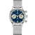 Hamilton H38416141 Intra-Matic Blue Dial Automatic Mesh Bracelet Watch