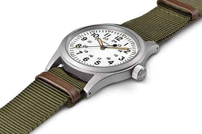 Hamilton Khaki Field H69439411 Mechanical 38mm Green Nylon Watch