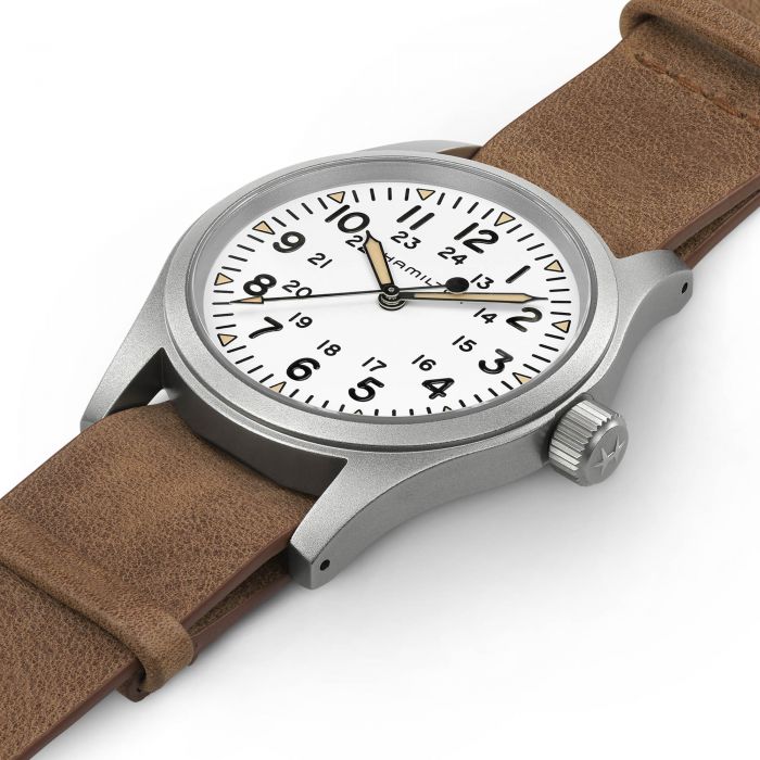 Hamilton Khaki Field H69439511 Mechanical 38mm Leather Watch